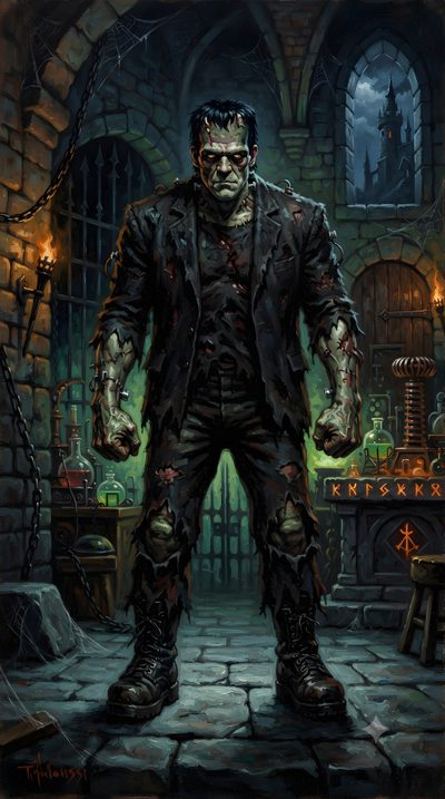 Elvira Movies, Cool Skeleton, Scary Places, Classic Monsters, Urban Legends, Movie Monsters, Classic Horror, Frankenstein, Dnd Characters Frankenstein Halloween Elvira Movies, Cool Skeleton, Scary Places, Classic Monsters, Urban Legends, black