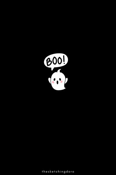a black and white photo with the words boo written above it in a speech bubble Halloween Boo - Anthracite October Oodles Of Doodles Challenge, Oodles Of Doodles Challenge October, Spooktober Memes, black