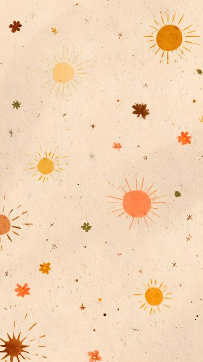 the sun and stars are painted on paper Halloween Sun Pattern Agenda, Summer To Fall, Late Summer Aesthetic, Early Fall, Fundo Story, wheat