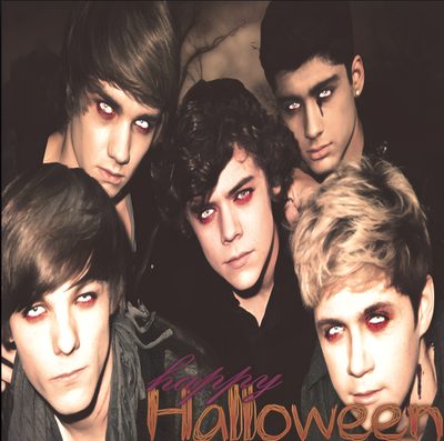 a group of young men standing next to each other One Direction Halloween One Direction Twilight, One Direction Pumpkin Carving Ideas, Vampire Boy Band, dark slate gray