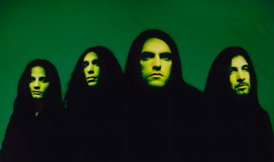 three men with long hair are standing in front of a green background and looking at the camera Type O Negative And Pantera On Halloween Peter Steele Pc, Type O Negative Hd, Type O Negative Computer, black