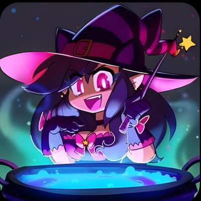 a cartoon character wearing a witches hat and holding a wand Halloween Aphmau Aphmau Characters Art, Aphmau Mystreet Fan Art, Aphmau Iphone, dark slate gray