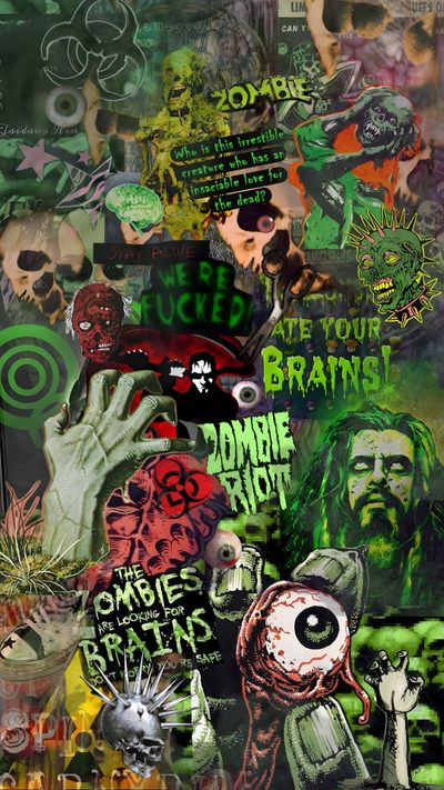 Zombie Wallpaper, Punk Wallpaper, Trippy Aesthetic, Zombie Cat, Trippy Iphone Wallpaper, 2000s Wallpaper, Graffiti Wallpaper Iphone, Future Wallpaper, Goth Wallpaper Halloween Rob Zombie Zombie, Punk, Trippy Aesthetic, Zombie Cat, Trippy Iphone, 2000s, dark olive green