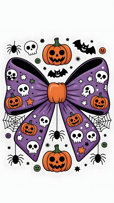 Purple Ribbon, Halloween Art, Cute Halloween, Festival Decorations, Halloween Poster, Creepy Cute, Halloween Design, Halloween Bows, Halloween Wallpaper Halloween Bow Purple Ribbon, Halloween Art, Cute Halloween, Festival Decorations, white smoke