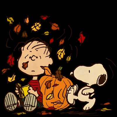 a charlie brown thanksgiving scene with pumpkins and peanuts Halloween Icons Fall Aesthetic Ipad, Thanksgiving Profile Pics, Thanksgiving Pfp Aesthetic, black
