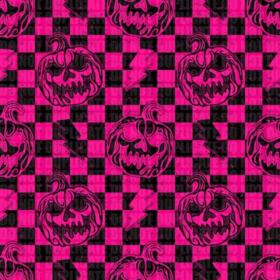 a pink and black checkered background with pumpkins Halloween Plaid Pink Custom Retro Waves, Pink And Black Halloween Background, Jack O, brown