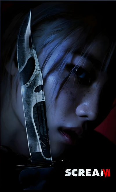 the poster for scream movie with a woman holding a knife in front of her face Felix Halloween Kpop Demon Hunters Huntrix Drawing, Mystery Kpop Demon Hunters Drawing Easy, Fanart Kpop Demon Hunters Huntrix Pictures, black