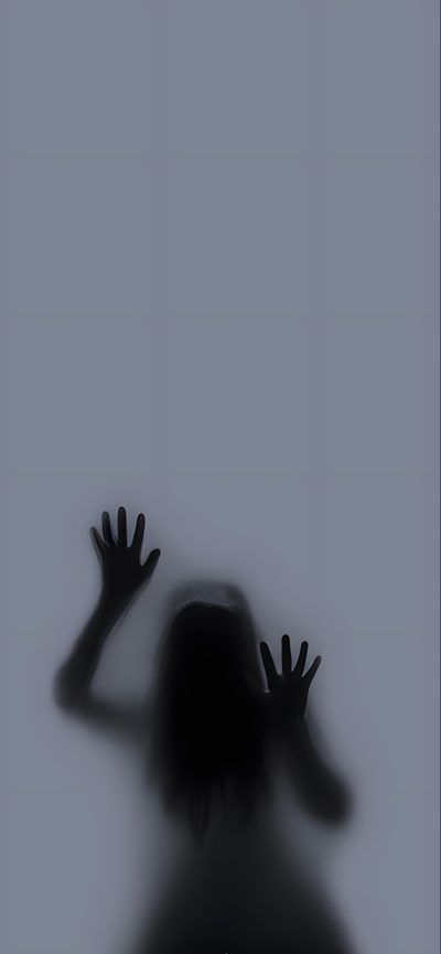 the shadow of a person holding their hands up in front of a gray background with black and white images Halloween Ghost Horror Ghost, Horror Black, Halloween Scary, Dark Horror, Terrifying, Cool Scary, slate gray