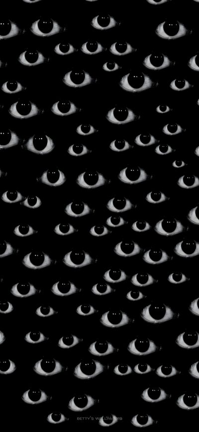 black and white photograph of an eye pattern Halloween Eye Cute Hollowed Backgrounds, Terrified, Horror Background Dark, Ominous, Mysterious, black