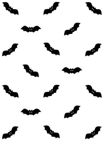 black bats flying in the sky on a white background seamless wallpaper or backdrop Halloween Bats On White Bats Small, White Halloween Aesthetic, White Halloween, Halloween Bat Ideas,