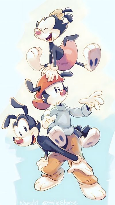 mickey mouse and pluto in cartoon form Halloween Animaniacs Fan Art Fan Art Wakko Warner, Yakko Warner, Animaniacs Characters, Cartoon Art, linen