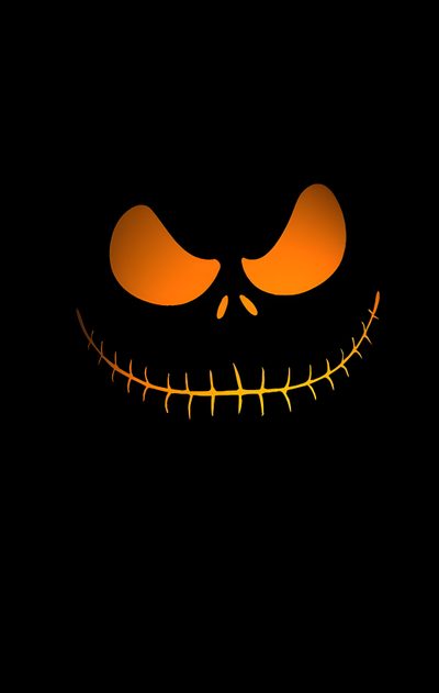 an orange jack o lantern face on a black background Halloween Apple Watch Faces Halloween Smartwatch, Halloween Watch Face, Halloween Nightmare, black
