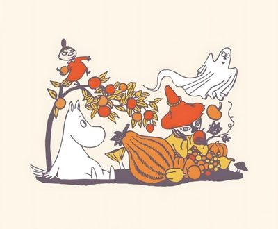 an image of two animals and pumpkins Moomin Halloween Moomin Png, Moomin Fall, Moomin Halloween, Moomin Autumn, Moomins Aesthetic, linen