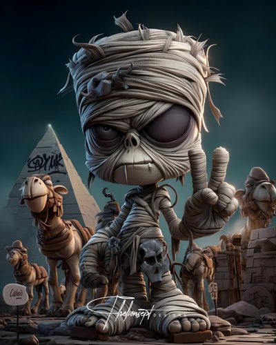 an image of a cartoon character in front of the pyramids Halloween Mummies Mummy Image, The Mummy Artwork, The Mummy Cartoon, Mummy Pictures, dark slate gray