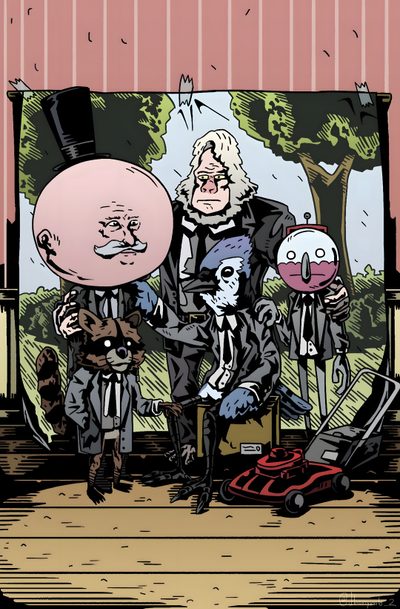 three cartoon characters standing next to each other Regular Show Halloween Regular Show Mordecai Pfp, Regular Show Cowboy, Regular Show Mordecai, rosy brown
