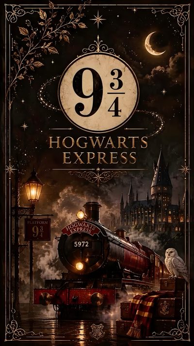 harry potter's express poster with hogwarts train on the front and side Harry Potter Halloween Iphone Live Iphone Harry Potter, Harry Potter Phone, 934 Harry Potter, black
