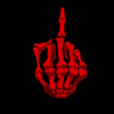 a red hand is shown in the dark Halloween Middle Finger Halloween Decoration Ideas, Halloween Skeleton Art, Red And Black Spooky Design,