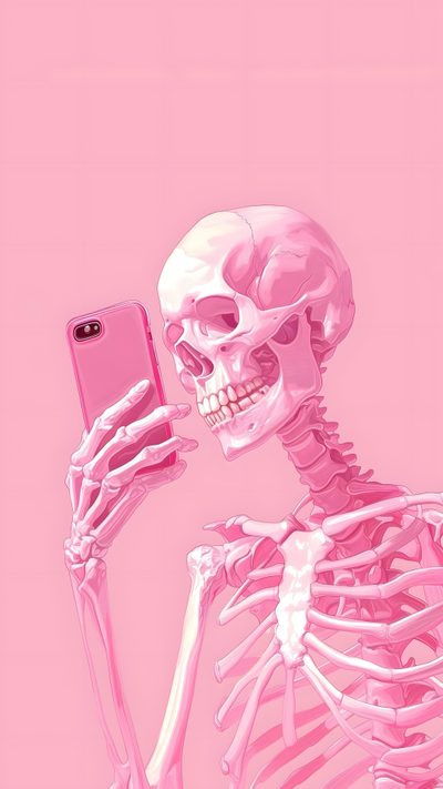 Pink Skull Wallpaper, November Wallpaper, Skeleton Artwork, Halloween Wallpaper Cute, Skull Wallpaper, Photo Visage, Pink Skull, Wallpapers, Iphone Wallpaper Girly Pink Halloween Skeleton Pink Skull, November, Skeleton Artwork, Halloween Cute, Skull,