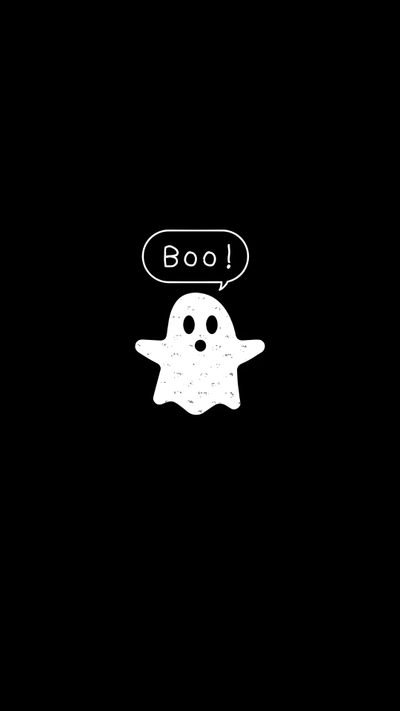a ghost with a speech bubble saying boo Halloween Boo - Anthracite Boo Ghost, Black Ghost, Ghost Cute Black, Cute Ghost Black, Ghost Design,