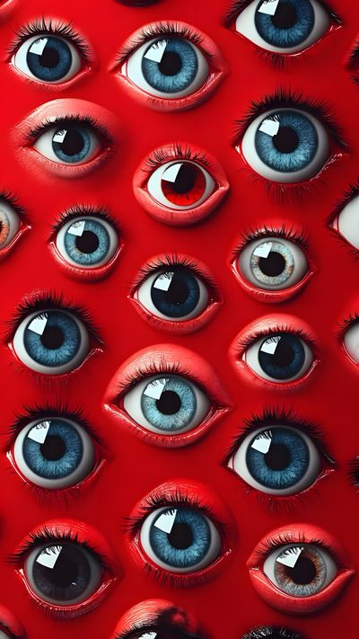 many different colored eyes are shown in this photo Halloween Eyeballs Red-01 Eyes Background, Eye Ball, Red Eyes Background, Eyeball Iphone,