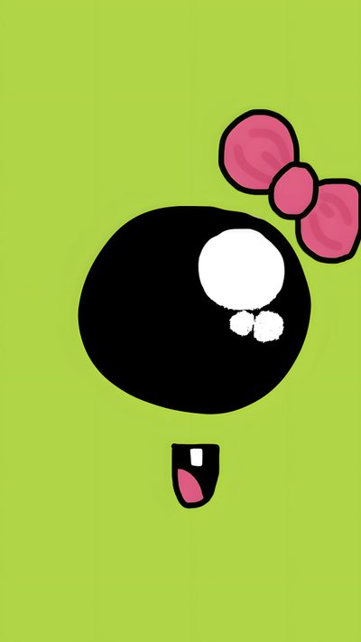 a cartoon character with a pink bow on his head Halloween Cyclops Cyclops Emoji, Cyclops Chibi, One Eyed Cyclops Cartoon, Cartoon Cyclops Eye, yellow green