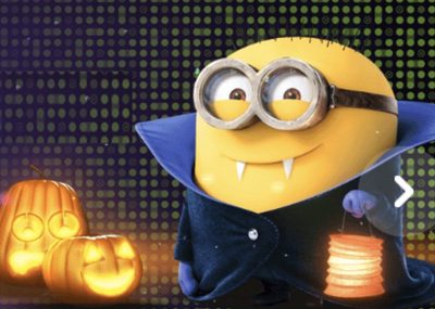 a minion dressed as a wizard with pumpkins Minion Halloween Desktop Minion Wizard, Minions Halloween, Fall Minion, dark slate gray