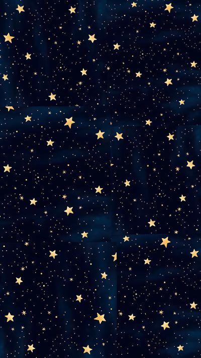 gold stars on a dark blue background Halloween Star Aesthetic Star, Background Stars, Whimsical Phone, Blue Background, Homescreen Ideas, black