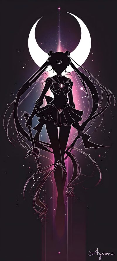 a woman with long hair standing in front of a moon Sailor Moon Halloween Sailor Moon Background, Sailor Senshi, Sailor Scout, Sailor Moon Mars, black