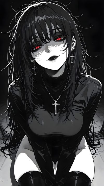 Dark Anime Female, Goth Ani̇me Gi̇rl, Baddie Anime Characters, Dark Fantasy Anime, Female Anime Art, Alt Girl Art, Woman Anime, Dark 8k Wallpapers For Pc, Horror Anime Dark Halloween Anime Dark Anime Female, Goth Ani̇me Gi̇rl, Baddie Anime Characters, Dark Fantasy Anime, black