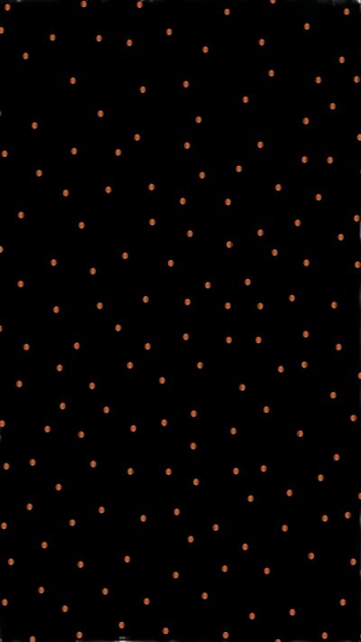 an orange dot pattern on a black background Halloween Polka Dot Halloween Backgrounds Pumpkin, Halloween Aesthetic Iphone, Halloween Iphone Background, black