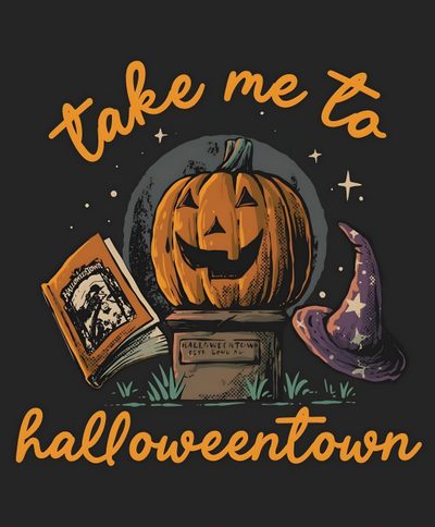 a pumpkin sitting on top of a book next to a witches hat Halloweentown Pumpkin Mickey Halloween Quotes, Disney Halloween Time, Halloweentown Disney, black