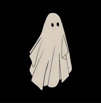 a ghost floating in the air on a black background Halloween Icons Halloween Widgets Ghost, Halloween Icon Png, Halloween Phone Widget, black