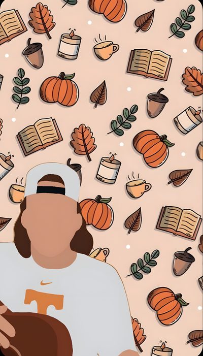 a person sitting in front of a book surrounded by fall leaves and pumpkins Morgan Wallen Halloween Cute Fall Western, Cute Country Fall, Fall Cowgirl Aesthetic, light gray