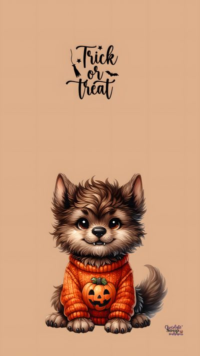 a small dog wearing an orange sweater with a jack o lantern on it's chest Dog Halloween Iphone Cute Fall Dog, Halloween Dog, Cute Dog Halloween, Halloween Animal, Fall Dog Iphone, tan
