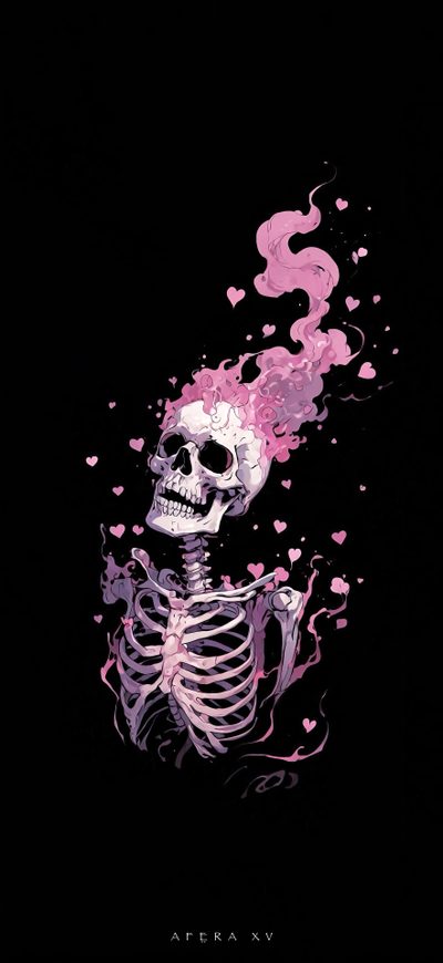 Love Wallpaper Home Screen, Edgy Pink Wallpaper, Mi Band Wallpaper, Pastel Skull Wallpaper, Skeleton Phone Wallpaper, Pink Skeleton Wallpaper, Goth Valentines Day Wallpaper, Pink Witchy Wallpaper, Pink Grim Reaper Cute Halloween Skull Love Home Screen, Edgy Pink, Mi Band, Pastel Skull, Skeleton Phone, Pink Skeleton, black
