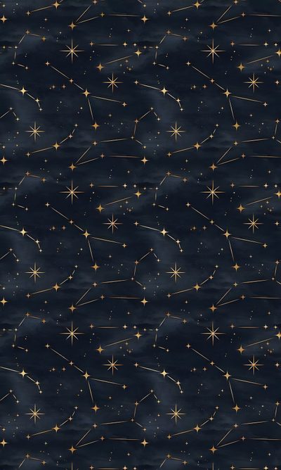 the stars in the night sky are all drawn on paper with gold foil and black background Hand Drawn Halloween Constellation Navy Constellation Aesthetic, Starry Night Constellation, Constellations Aesthetic, black