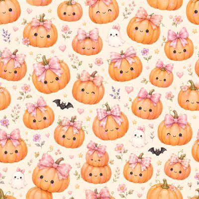 a watercolor pattern with pumpkins and cats Pastel Halloween Medium-pumpkin Patch Halloween Iphone Backgrounds, Halloween Backgrounds, Fall Mood Board, peach puff