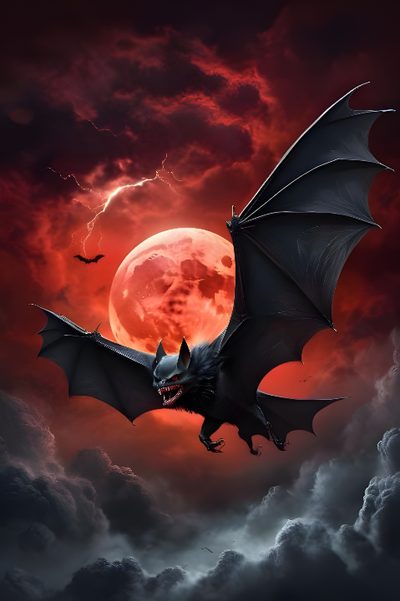 a bat flying in front of a full moon Halloween Flying Monster Vampire Bat Pictures, Bat Images Hd, Vampire Bats Flying, dark slate gray