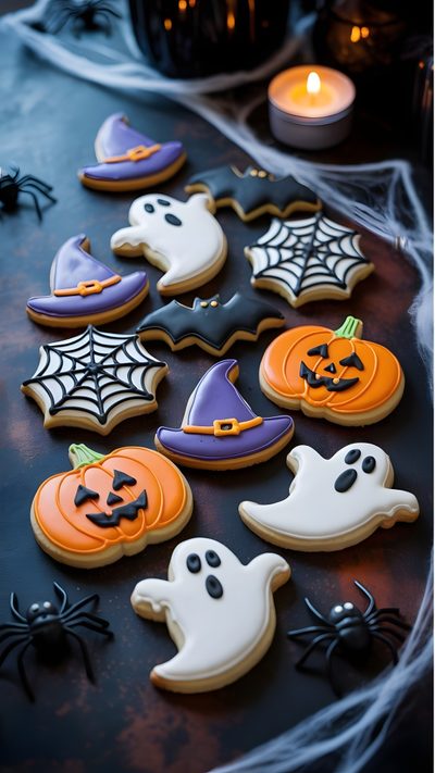 Halloween Cookies Simple, Sugar Cookie Halloween Decorating, Halloween Sugar Cookie Ideas, Halloween Party Cookies, Cookie Halloween Decorating, Spooky Sugar Cookies, Cute Halloween Baking, Halloween Cookies Decorated Easy, Simple Halloween Sugar Cookies Halloween Cookie Halloween Cookies Simple, Sugar Cookie Halloween Decorating, Halloween Sugar Cookie Ideas, dark slate gray