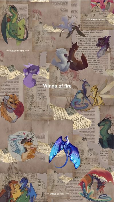 a collage of images with different types of birds and flowers on them, including the words wings of fire Wings Of Fire Halloween Wings Of Fire Fanart, Fanart Wings Of Fire, Cute Wings Of Fire Backgrounds, gray