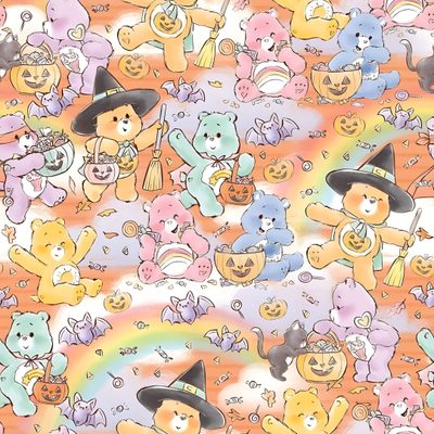 a lot of teddy bears that are all wearing witches hats Aesthetic Halloween Care Bear Carebear, Care Bear Fall, Carebear Halloween, Care Bear Halloween, wheat