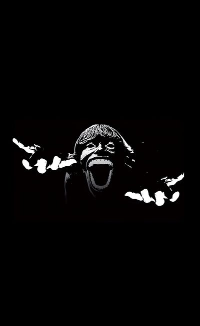 a black and white photo of a screaming person 67 Halloween Really Funny, Iphone Baki Black And White, Really Funny Pictures, One Piece Manga,
