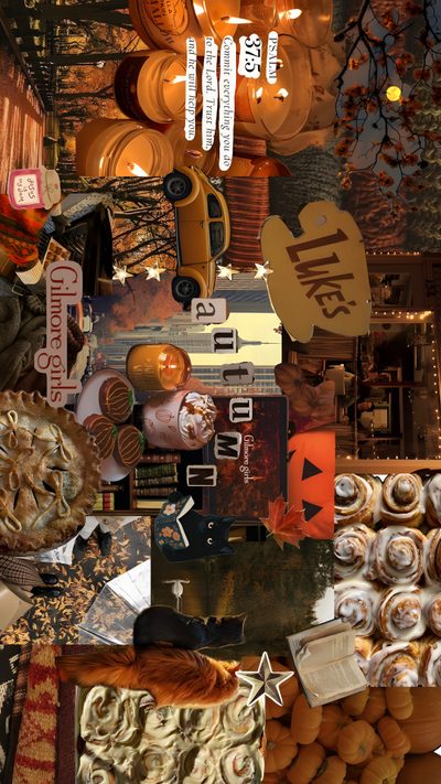 a collage of food items including donuts, pies and other desserts Halloween Collage Ipad Fall Ipad Collage, Fall Collage Laptop, Mac Backgrounds, Psalm 37 5, saddle brown
