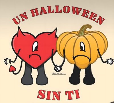 Bad Bunny Halloween Wallpaper, Bad Bunny Pumpkin Painting, Bad Bunny Heart Costume, Bad Bunny Halloween Pumpkin, Bad Bunny Pumpkin, Bad Bunny Halloween, Halloween Bad Bunny, Un Verano Sin Ti Heart Tattoo, Bad Bunny Heart Painting Bad Bunny Halloween Bad Bunny Halloween, Bad Bunny Pumpkin Painting, Bad Bunny Heart Costume, wheat