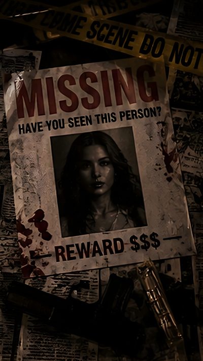 a missing poster is lying on top of newspapers and other items that have been placed around it Missing Halloween Poster Caution Tape, Cheetah Print Heels, Cheetah Print, Aesthetic Pictures, black