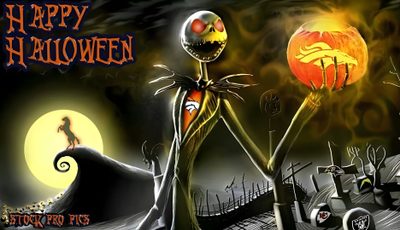 an image of a halloween scene with the words today is halloween Denver Broncos Halloween Happy Nightmare Before Christmas, Jack Skellington Friday The 13th, Happy New Year Nightmare Before Christmas, dark slate gray