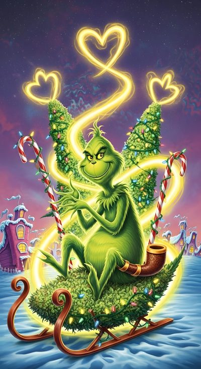 the grin on top of a sleigh with candy canes in his hand Halloween Grinch Grinch Images, Grinch Party, Grinch Who Stole Christmas, Best Friend, dim gray