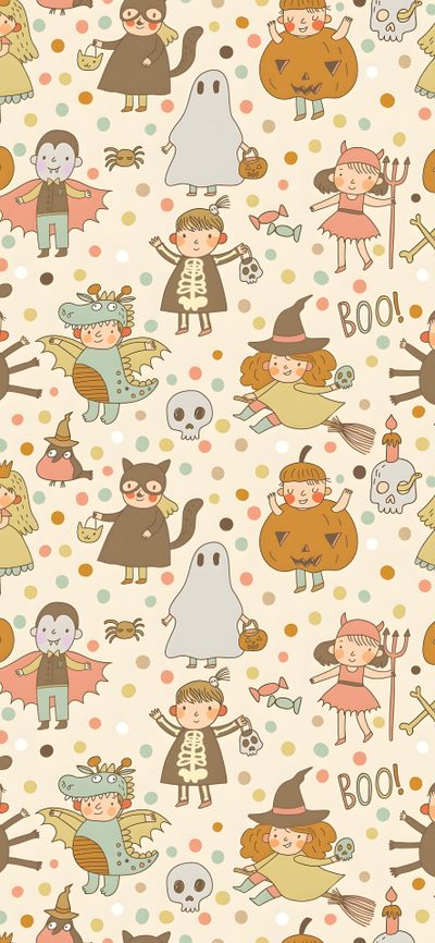an image of children's halloween wallpaper Kids Halloween Costume Custom Removable Rilakkuma Halloween, Cute Cartoon, Cartoon, antique white