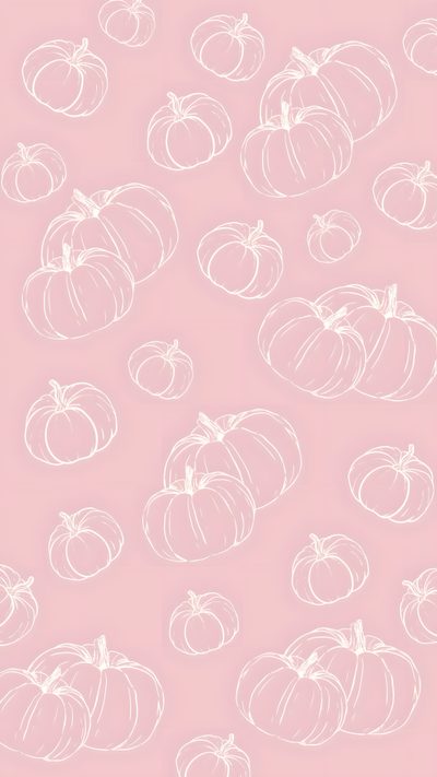 a pink background with white pumpkins on it Pink Fall Halloween Cute Fall Backgrounds, Phone Pink, Pumpkin, Pink Iphone, Iphone Background,