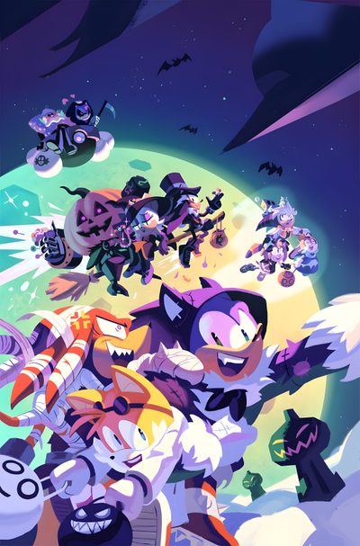 the hedgehog movie poster with many characters Sonic The Hedgehog Halloween Sonic Fall, Sonic Adventure 2 Shadow, Sonic Adventure 2 Battle, dark slate blue